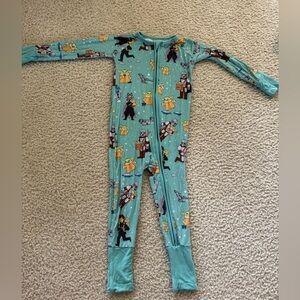 Little Sleepies Blue Footies One Piece